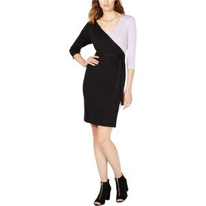 I.N.C Womens Lurex Wrap Dress, NWT